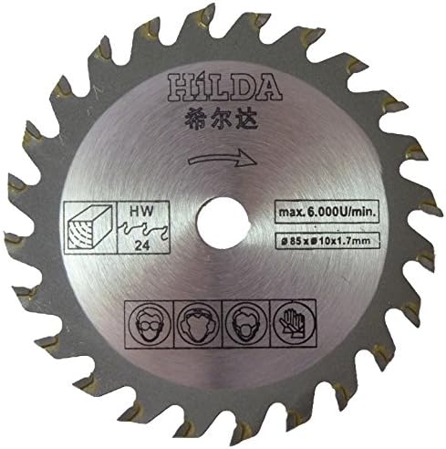 Circular Saw Blade for Batavia 7050560 XXL Speed Saw. 85mm Diameter x 10mm Bore x 24T Wood Cutting Blade