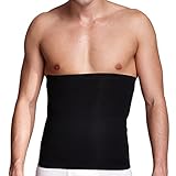 Tinksky Men Waist Trimmer Slimming Belt Beer Belly Body Abdomen Shaper Size L