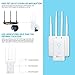 Persevere WiFi Range Extender, 1200Mbps WiFi Booster Signal Extenders Wi-Fi Repeater with 4 External Antennas, AC1200 WiFi Signal Amplifier Dual External Band Available 2.4GHz and 5GHz