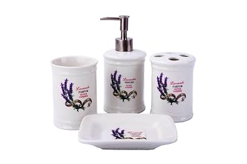 Wenko Bad Accessoire Set Slate Rock 4 Teilig Otto