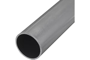 MECCANIXITY 3 Inch PVC Rigid Tube Round Pipe 67.8mm ID 75mm OD 500mm Light Grey High Impact for Water Pipe, Crafts, Decoratio