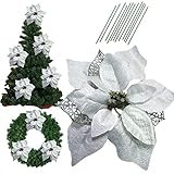 8.6 Inch Glitter Artifical Wedding Christmas
