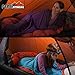 PeakAttacke Adult Travel Ultra Light Portable Envelope Sleeping Bag Accessory Comfortable Traveling Liner for Hotel,Camping(Blue)