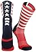 TCK Sports USA American Flag Stars and Stripes Crew Socks