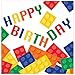 Creative Converting 16-Count 3-Ply Lunch Napkins with Happy Birthday