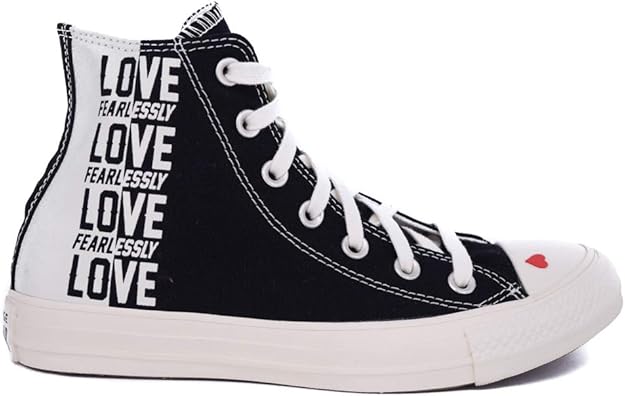 love fearlessly converse black