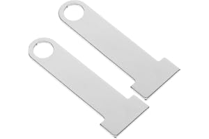 GLEAVI Universal Motorcycle Helmet Ring Lock Brackets, Aluminum Alloy Helmet Strap Lock Extensions Anti-theft Security Mount 