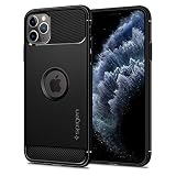 Spigen Rugged Armor Designed for Apple iPhone 11 Pro Max Case (2019) - Matte Black