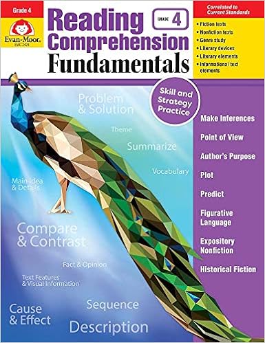 amazon com evan moor reading comprehension fundamentals grade 4 teacher s edition supplemental teaching resource for reading 9781629384634 evan moor books