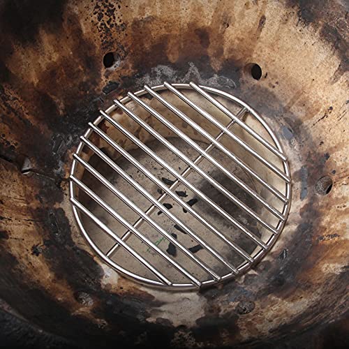 KAMaster 9" BBQ High Heat Stainless Steel Charcoal Fire Grate,Fits