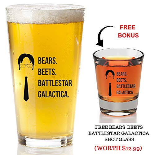 1 Merchandise+Battlestar+Galactica+Schrute+Glasses