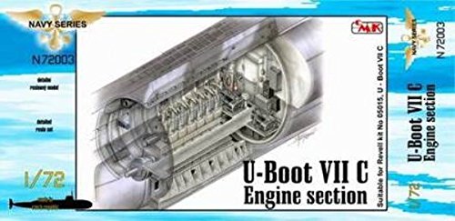 CMK 1:72 U-Boat VII C Engine Section for Revell - Resin Detail Set #N72003