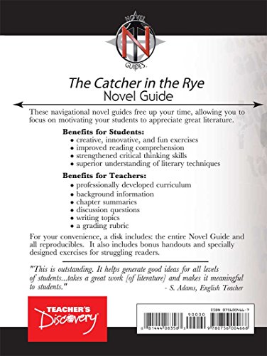 The Catcher In The Rye Novel Guide Book
