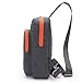 TINYAT T601 Sling Canvas Bag Shoulder Chest Pack Casual Crossbody Travel Shoulder Bag for Women/Men T601, Grey