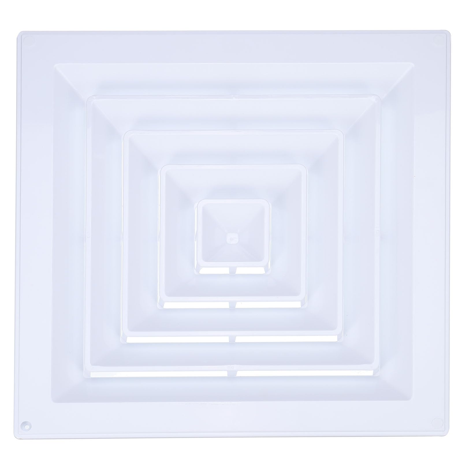 Photo 1 of PATIKIL Square Air Vent Cover 16 x 16 Inch, 1pcs Plastic Air Return Grille Sidewall or Ceiling Air Diffuser for Home Office Bathroom Kitchen Toilet Ventilation, White