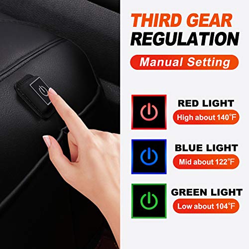 KINGLETING Heated Seat Cushion with PressureSensitive Switch, 3 Heat