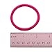 My Lello Large Thick Premium Elastic Ponytail Holder Seamless Hair Bands White 100pcs