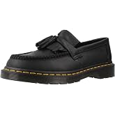 Dr. Martens Unisex Adult Adrian Yellow Stitch Leather Loafers