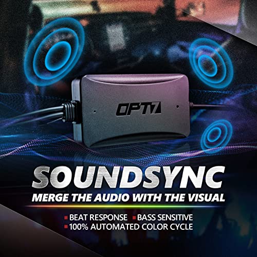 OPT7 Aura Pro Interior Car Lights with Smart App Control, Color Change