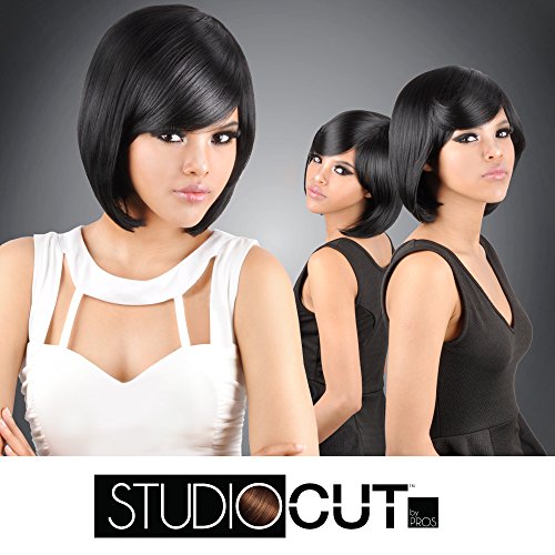 Studio Cut by Pros Synthetic Hair Wig Classic Sleek Cut (F1B/30)