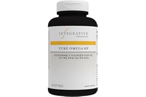 Integrative Therapeutics - Pure Omega HP Fish Oil Softgels - 575 mg Omega 3 Fatty Acids with EPA and DHA - Fish Oil -Sustainably Sourced - 120 Count