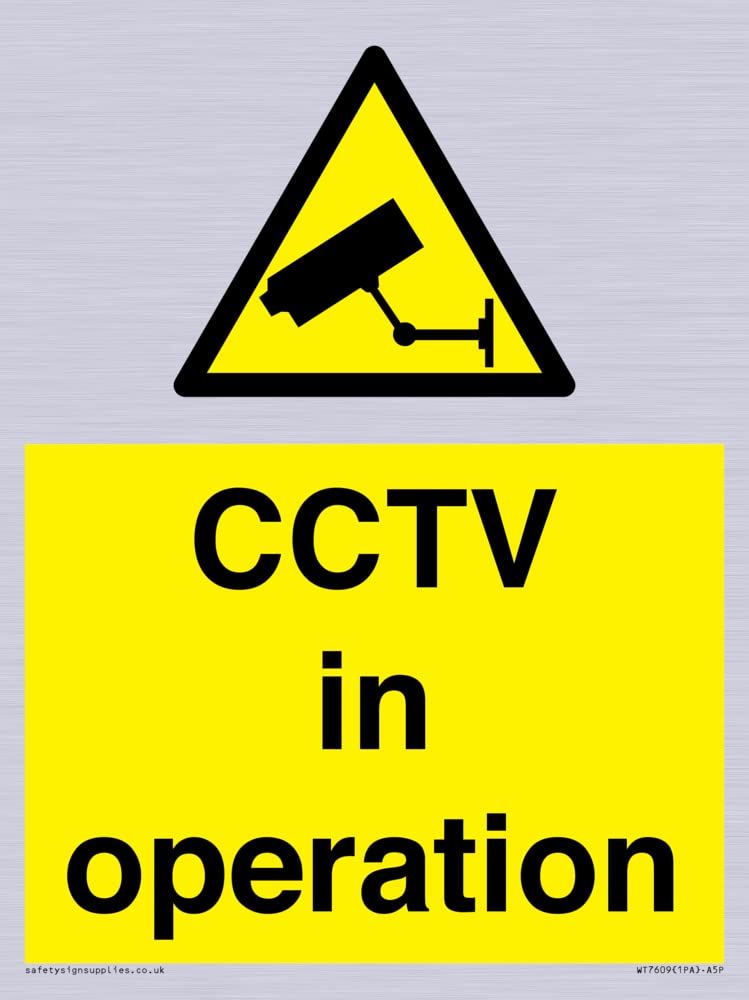 CCTV in operation Sign - 150x200mm - A5P