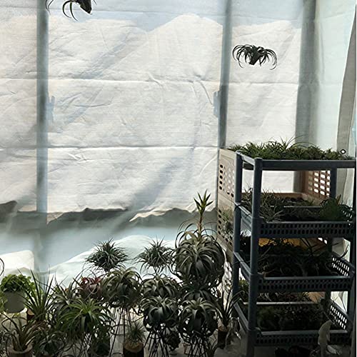 HYHMJ-Sonnenschutz Netz Nachhaltige Nutzung Sonnensegel Sonnenschutz Verschleißfest Antialterung Schattiernetz Kann Verwendet Werden Für Garten Glashaus UV-Beständig Onnensegel,Weiß,6.8x13m – Bild 6