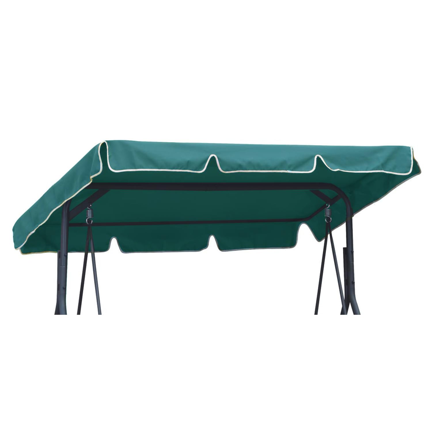 Universal coloured replacement canopy for Garden Swing Cover 3 seater XL size 210x145 cm Patio Hammock Cover Top Garden Outdoor green [101]