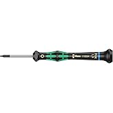 Wera 05118064001 Kraftform Micro 2054 Hexagon Electronics Precision Screwdriver, 1.3mm Head, 40mm Blade Length