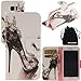 DRUnKQUEEn S7 Case, Galaxy S7 Case, Wallet Purse Type Leather Credit Cards Case with Cellphone Holder Flip Cover for Galaxy S7