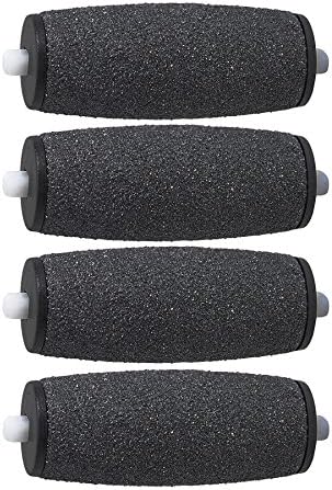 Pedicure Refill Rollers Compatible With Pedi Perfect Electronic Pedicure Foot File, 4-pack, Regular Coarse, Professional Grade, Waterproof, Replacement Roller Heads