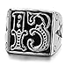 Kstyle Jewelry Heavy Vintage Stainless Steel Biker Men's Ring, Vintage, c