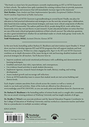 Rigor in the RTI and MTSS Classroom: Practical Tools and Strategies - Image 3