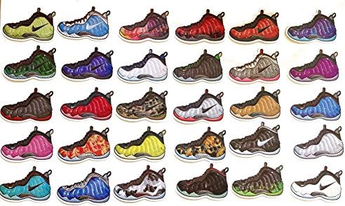 Air Foamposite Pro One Sneakers Shoes Decal Stickers Set of 30