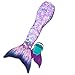 Mermaid Tails for Swimming by Mertailor with Monofin – Kids, Boys, and Girls (10, Jellyfish Dream)