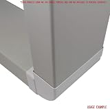 Kair 90 Degree Vertical Elbow Bend 220 x 90 Rectangular Ducting view 5