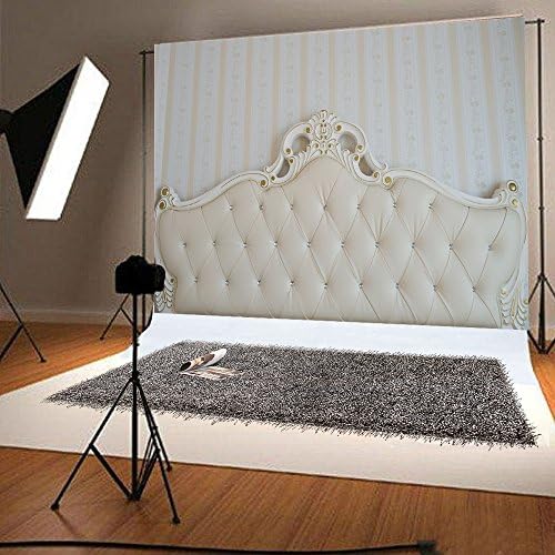 7x5ft White Headboards for Bedrooms Photography Backdrops Chandelier for Baby Photo Studio Background