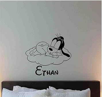 Calcomania De Pared Personalizada Goofy Baby Ideas Vinilo Adhesivo
