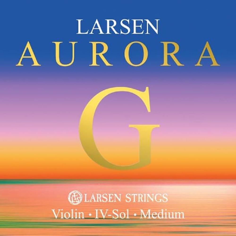 LARSEN STRINGS Aurora Violin Strings G Silver 4/4 Medium