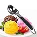 WBSEos Ice Cream Scoop, Solid Stainless Steel with Nonslip Rubber Grip Ice Cream Spade