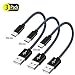 USB Type C Cable, SunCable Short USB C Cable 3Pack 1ft/30cm Nylon Braided Fast Type C Charger Cord for Samsung Galaxy S9 S8 Plus Note 8,LG G5 G6 V30,HTC 10,Nexus 5X/6P,Google Pixel XL (3Pack)
