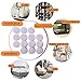 OLEBR Furniture Pads Premium Ultra Large Pack Furniture Felt Pads 150 pcs 100 Felt Pads Furniture Feet All Sizes + 50 Rubber Bumpers Pads Wood Floor Protectors & Cabinet Door Bumpers