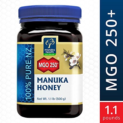 MANUKA HEALTH - MGO 250+ Manuka Honey, 100% Pure New Zealand Honey, 1.1 lbs (500 g) (FFP)