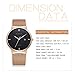 Mens Watch,Ultra-Thin Business Casual Simple Watch with Mesh Milanese Bracelet,Waterproof Analog Quartz Dress Wrist Watch