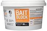JT Eaton 704-PN Bait Block Rodenticide Anticoagulant Bait, Peanut Butter Flavor, For Mice and Rats (Pail of 64)