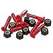 Standard Red Skateboard Hardware Set - 1