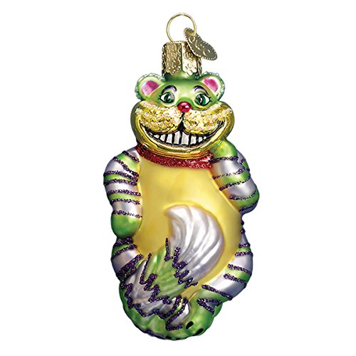 Old World Christmas Cheshire Cat Glass Blown Ornament