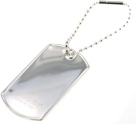 Amazon グッチ Gucci ドックタグ プレート チャーム シルバー925 メンズ 中古 Pd3 ネックレス 通販