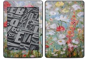 DECALGIRL Flower Blooms Amazon Kindle Paperwhite 2018 Full Vinyl Decal - No Goo Wrap, Easy to Apply Durable Pro