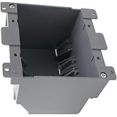 YQSIYU Old Work Electrical Box 2 Gang Extra Deep，PVC Electrical Junction Box for Switch，26 CU.in.Electrical Outlet Box Old Work(1-Pack),ETL,Fire Rated for 2 Hours,for Home Improvement